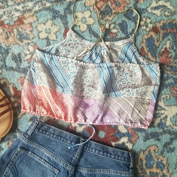3 for $15 AE Festival Crop Top - Picture 2 of 7
